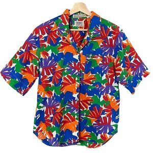 Vintage Hawaiian abstract floral shirt